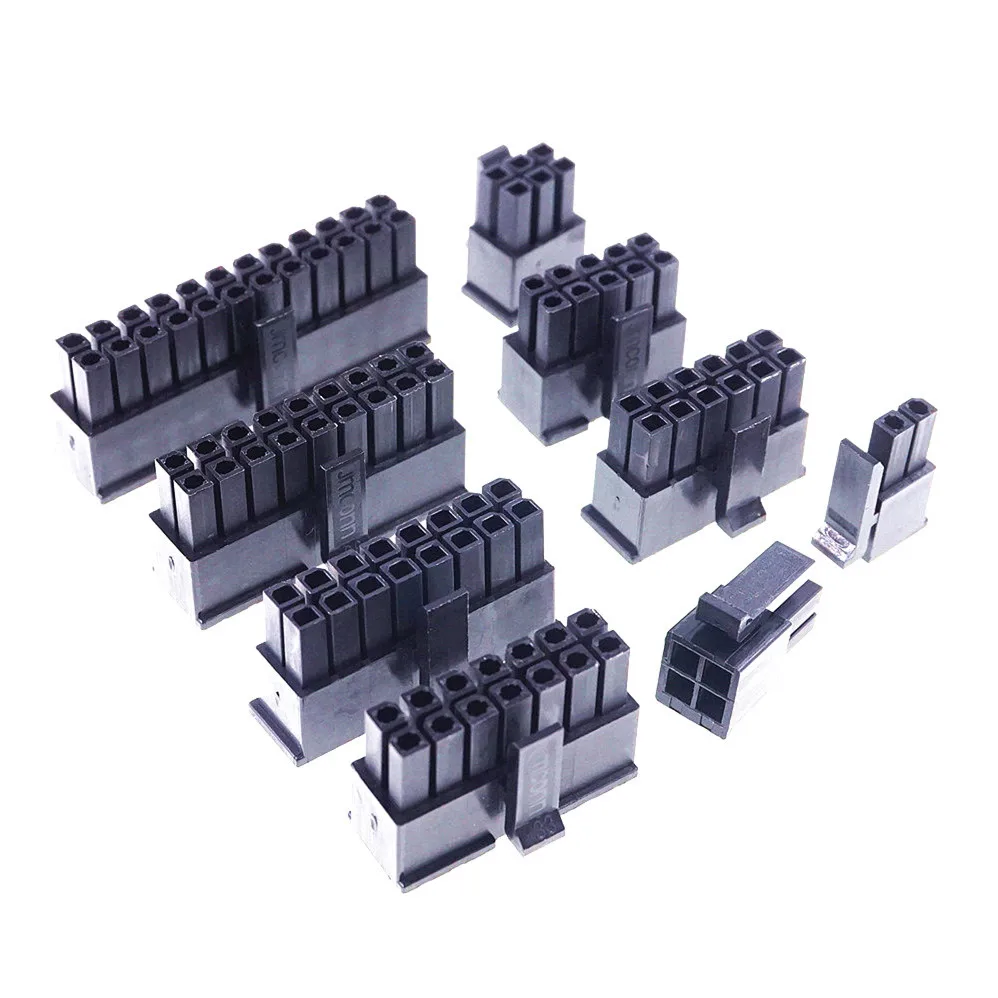 Разъем Micro Fit 3 0 4 шт. 2 контакта 6 8 10 12 14 16 18 20 22 24 контура штепсельная Вилка питания