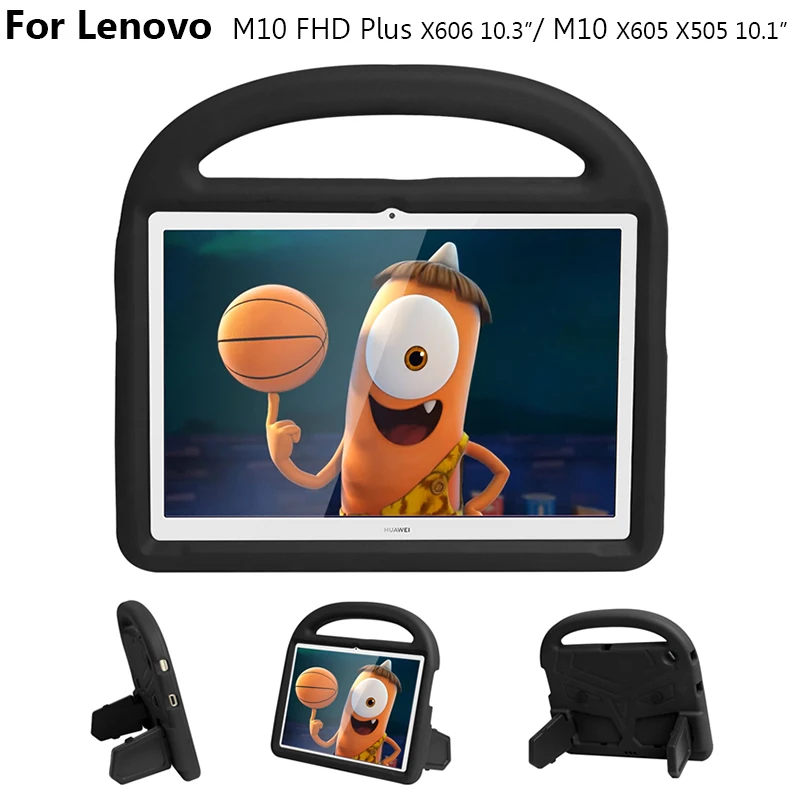 

EVA чехол для планшета Lenovo Tab M10 FHD плюс TB-X606F TB-X606X M10 10,1 ТБ-X505F TB-X605F чехол пены дети Безопасный противоударный Подставка для планшета