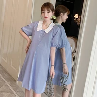 maternity dress summer 2021 new fashion loose short sleeve dresses for pregnant wome pregnancy clothing wear