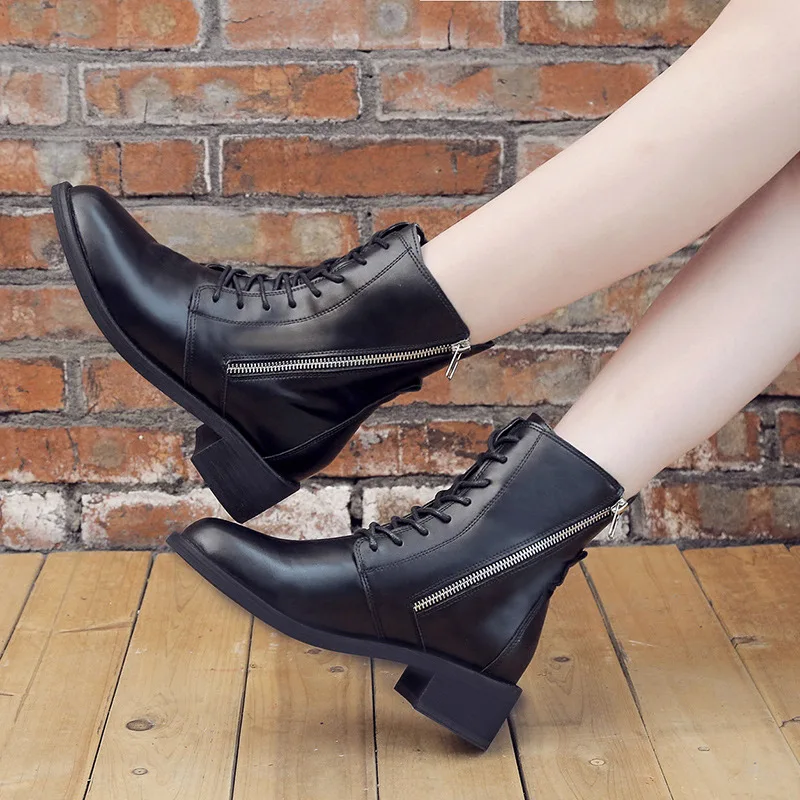 Новые ботинки martin Женская обувь в британском стиле коллекция 2019 года сезон