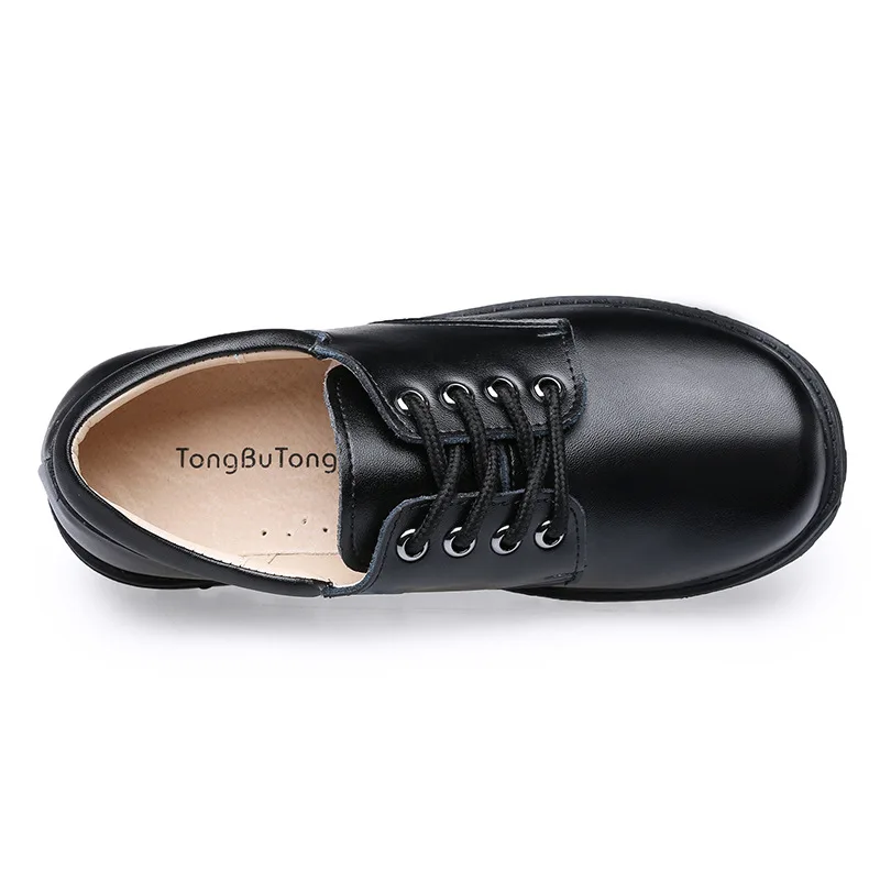 Новая Осенняя детская обувь Модная кожаная Обувь для мальчиков|Кожаная обувь| |