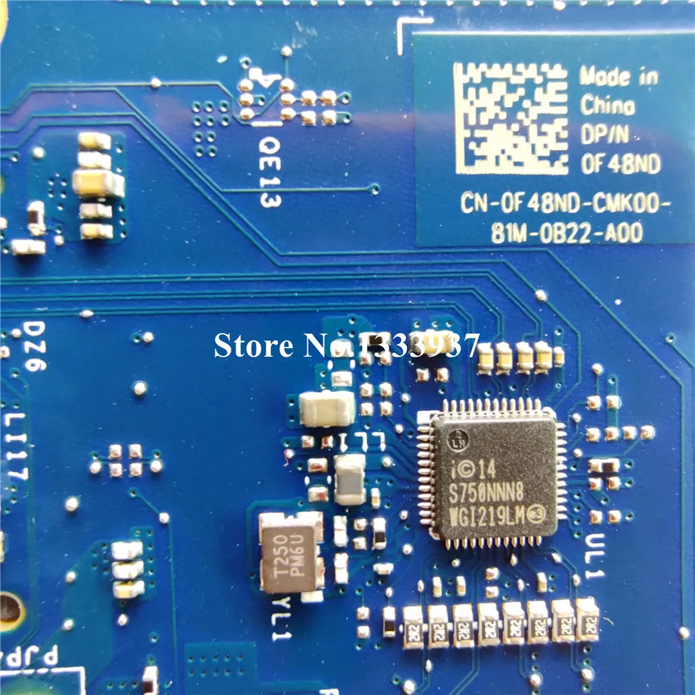 Verkaufen CN-0F48ND 0F48ND F48ND Für DELL Latitude 7480 E7480 Laptop Motherboard CAZ20 LA-E131P I7-7600U MAINBOARD