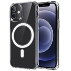 Прозрачный Магнитный чехол для iPhone, прозрачная задняя крышка для iPhone 12 Pro Max Mini Magsafing 11 Pro XS Max X XR iPhona