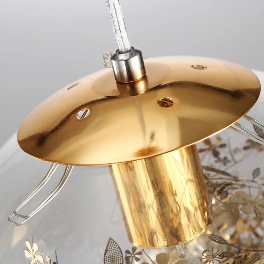 Скандинавский E27 подвесной светильник креативные подвесные светильники Золотой