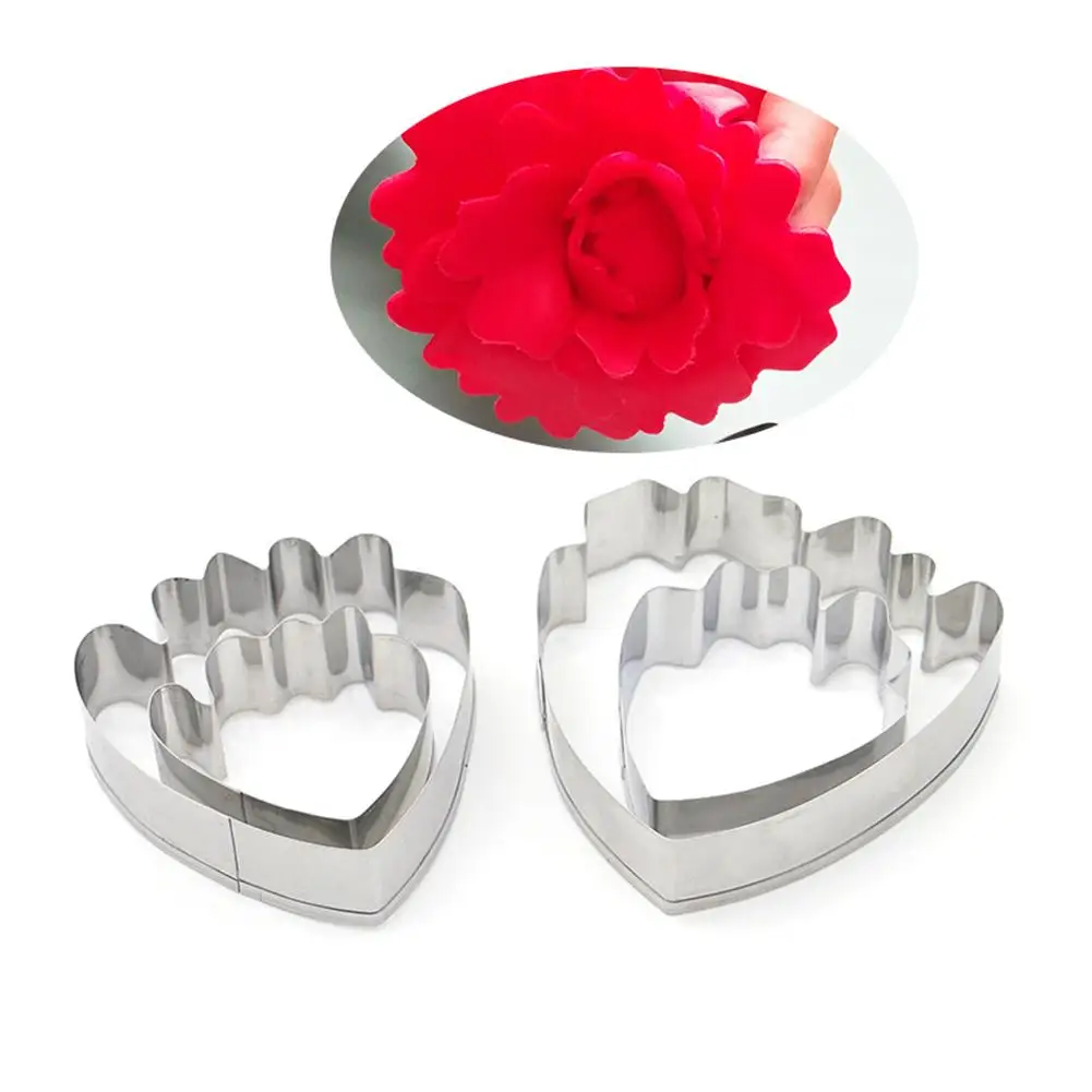 4 пион из нержавеющей стали цветочные режущие формы помадка моделирование A608