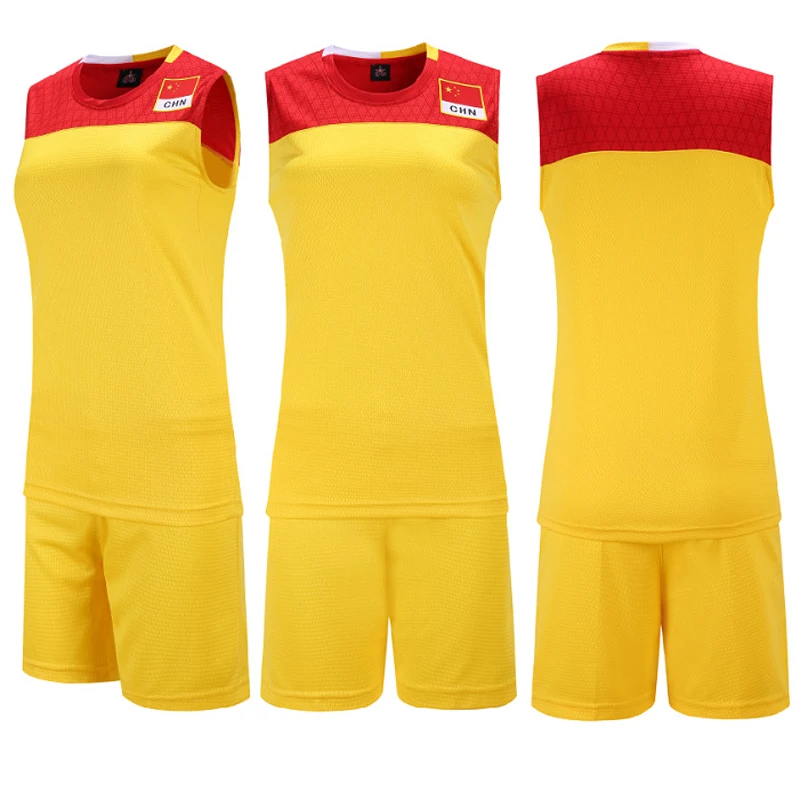 

China Team Volleyball uniform suit,Men/women volleyball Jersey Shorts,Tennis t-shirt for men,ping pong Badminton Clothes Custom