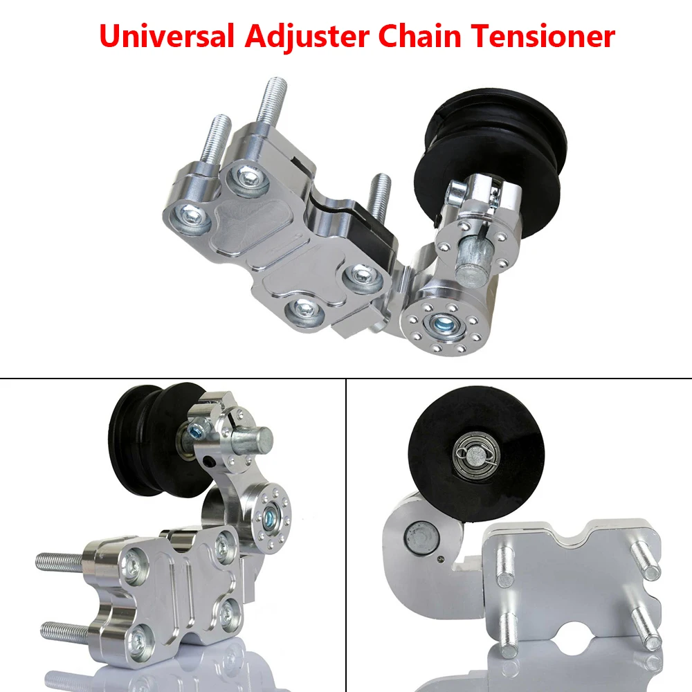 

Универсальный алюминиевый натяжитель цепи, роликовый регулятор, регулятор, противоскользящая гибка, автоматическая для мотоцикла/чоппера ...