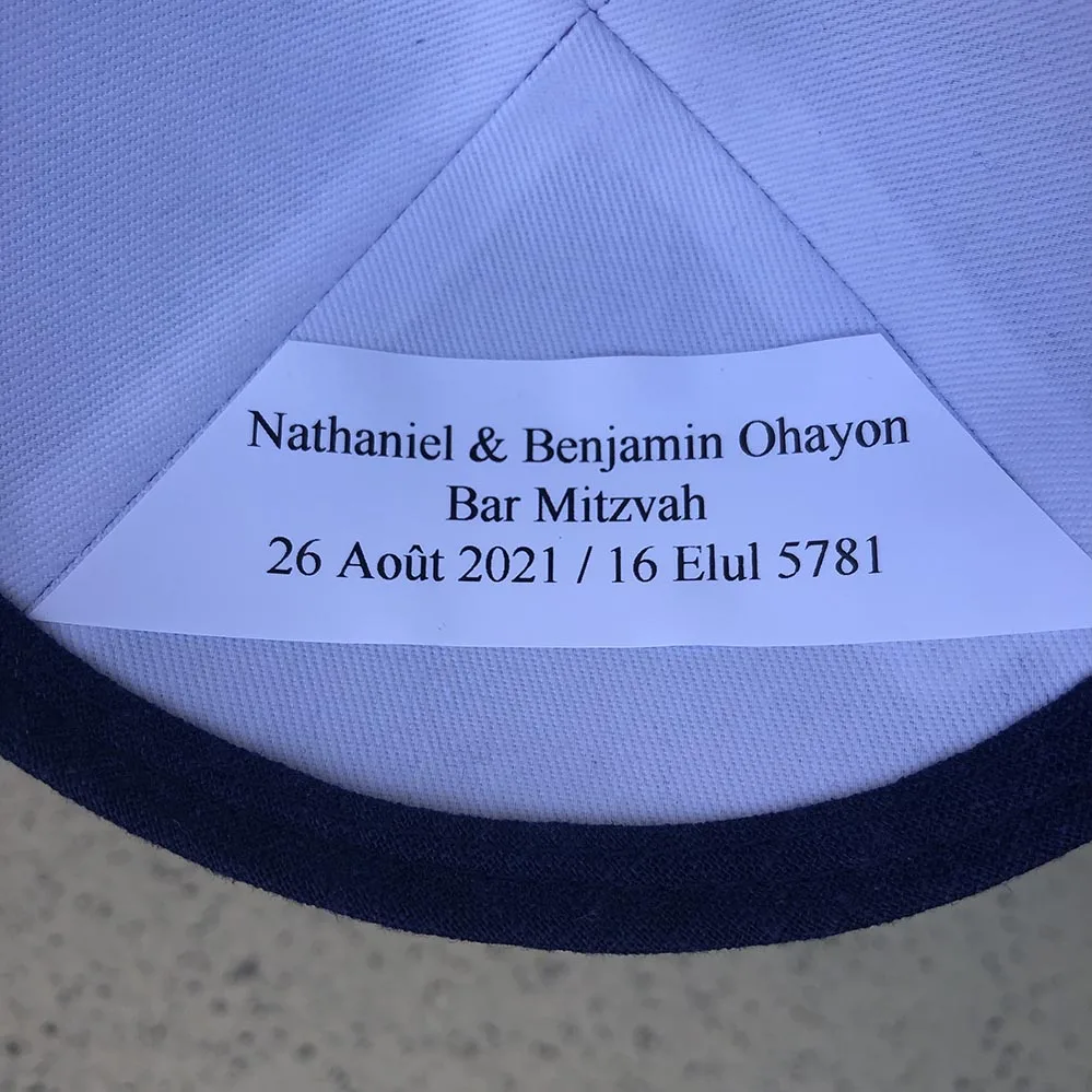 Тёмно синий льняной КИППА кипот киппот кепки YARMULKES CIPA еврейские для