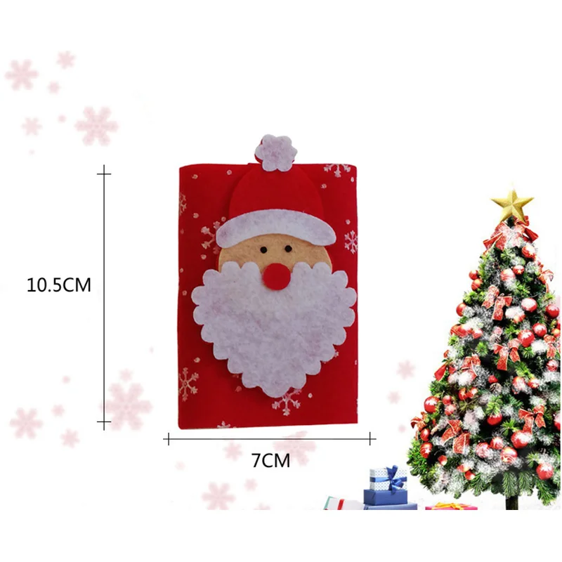 Рождественский стул ножка крышка стол украшение для ног покрытия Санта Клаус