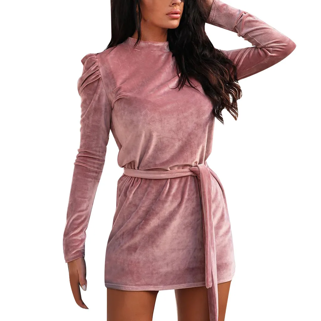 Женское элегантное мини-платье Повседневное платье зимнее модное женское для