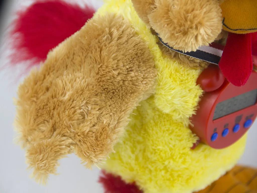 Электрические плюшевые игрушки креативная кукла время курица обратный отсчет