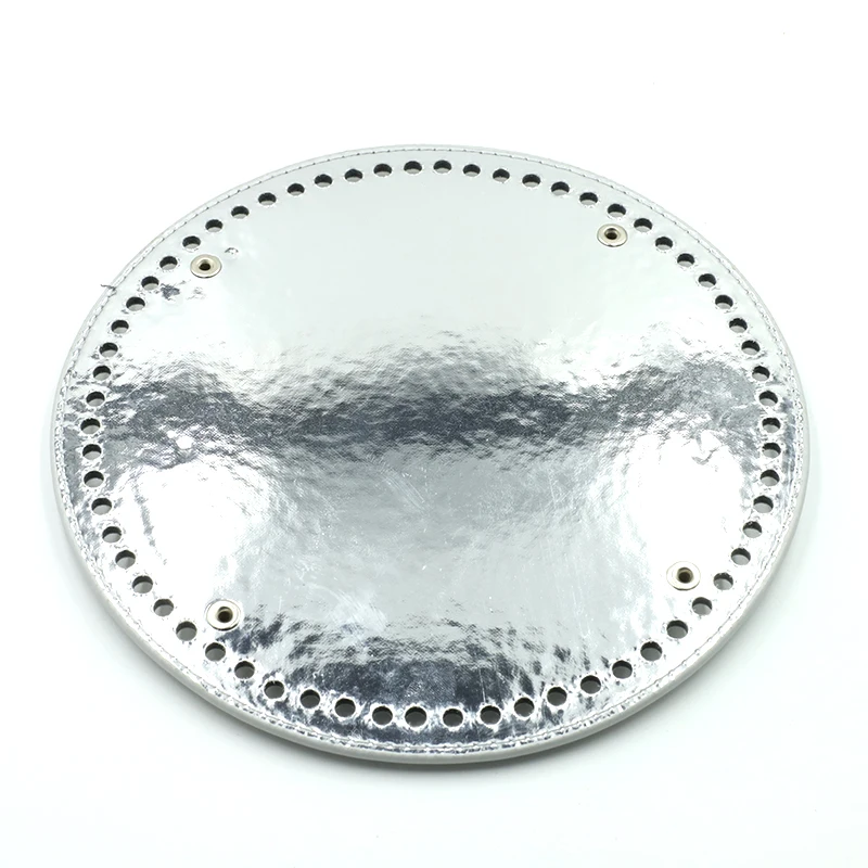 19*19cm Bag Bottoms PU Leather bag DIY Replacement Round Bottoms Rivets Screws for Bucket Bags Handbag Accessories 2019 new