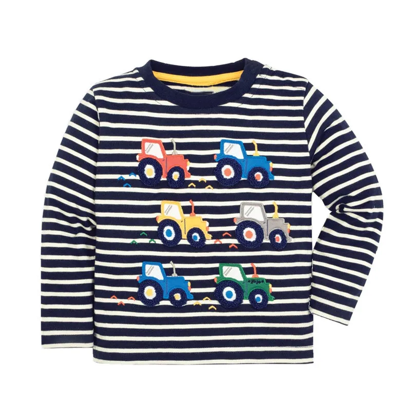 

2021 Boys T Shirt Kids Clothes Koszulki Meskie Koszulka Long Sleeve Autumn Tops Baby Boy T-shirt Rocket Enfant Tshirts New