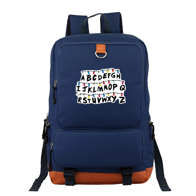 

Stranger Things Backpack Collage Bag Luminous can option Backpacks For Girls Boys Plecak Casual Bags Unisex Mochila Bagpack