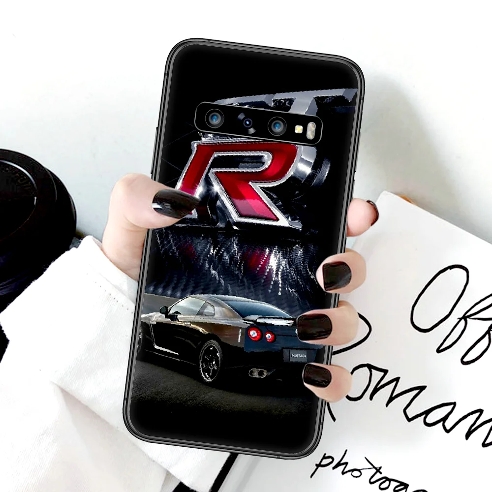 

Cool GTR Luxury Car Phone Case For Samsung Galaxy Note S 8 9 10 20 Plus E Lite Uitra black Prime Soft Shell Pretty Cell 3D