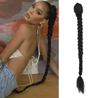 26 дюймов длинные курчавые прямые кулиски коробка для конского хвоста оплетка волос Синтетический конский хвост для женщин заколка для наращивания волос