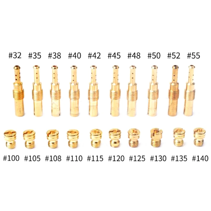 

Hot sale 20pcs Carburetor Main Jet Kit Set Slow/Pilot Jet