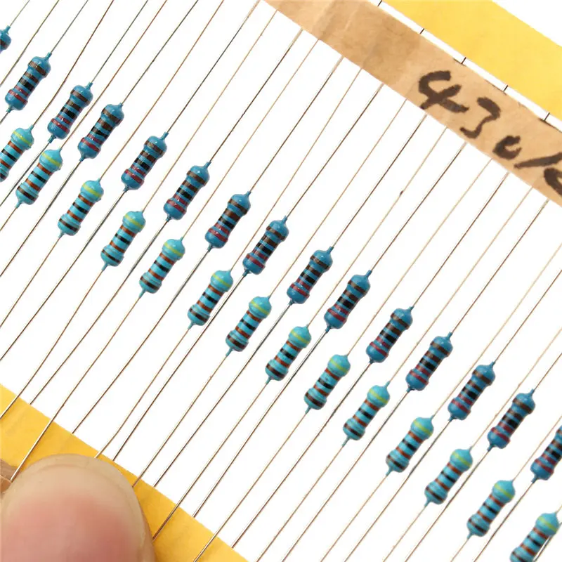 Металлопленочная комплект резисторов в ассортименте 3120 шт. 156 значение 1/4 Вт