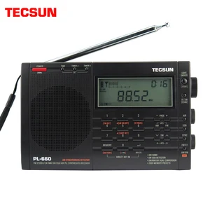Радиоприемник Tecsun PL-660 Airband, высокая чувствительность, FMMWSWLW, Цифровая настройка, стерео, с громким звуком и широким диапазоном приема