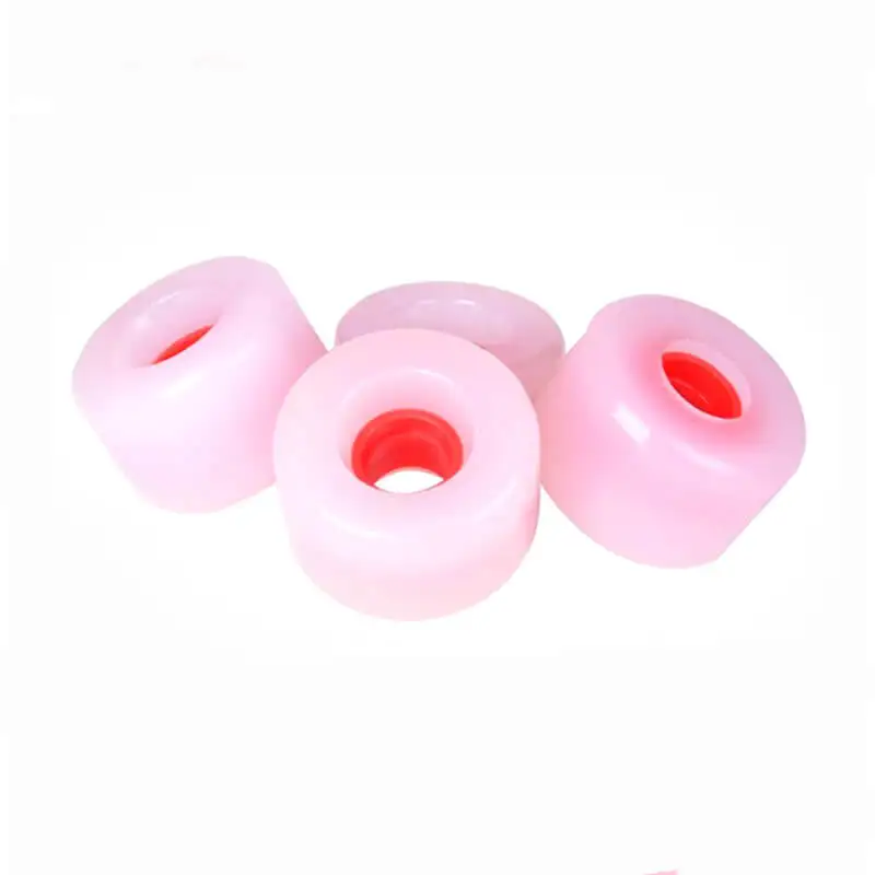 

4pcs Professional Pu Perfusion Skateboard Wheels 63x41mm Fog All-round Road Skating Dancing Skate Board Wheel 78A 85% Rebound