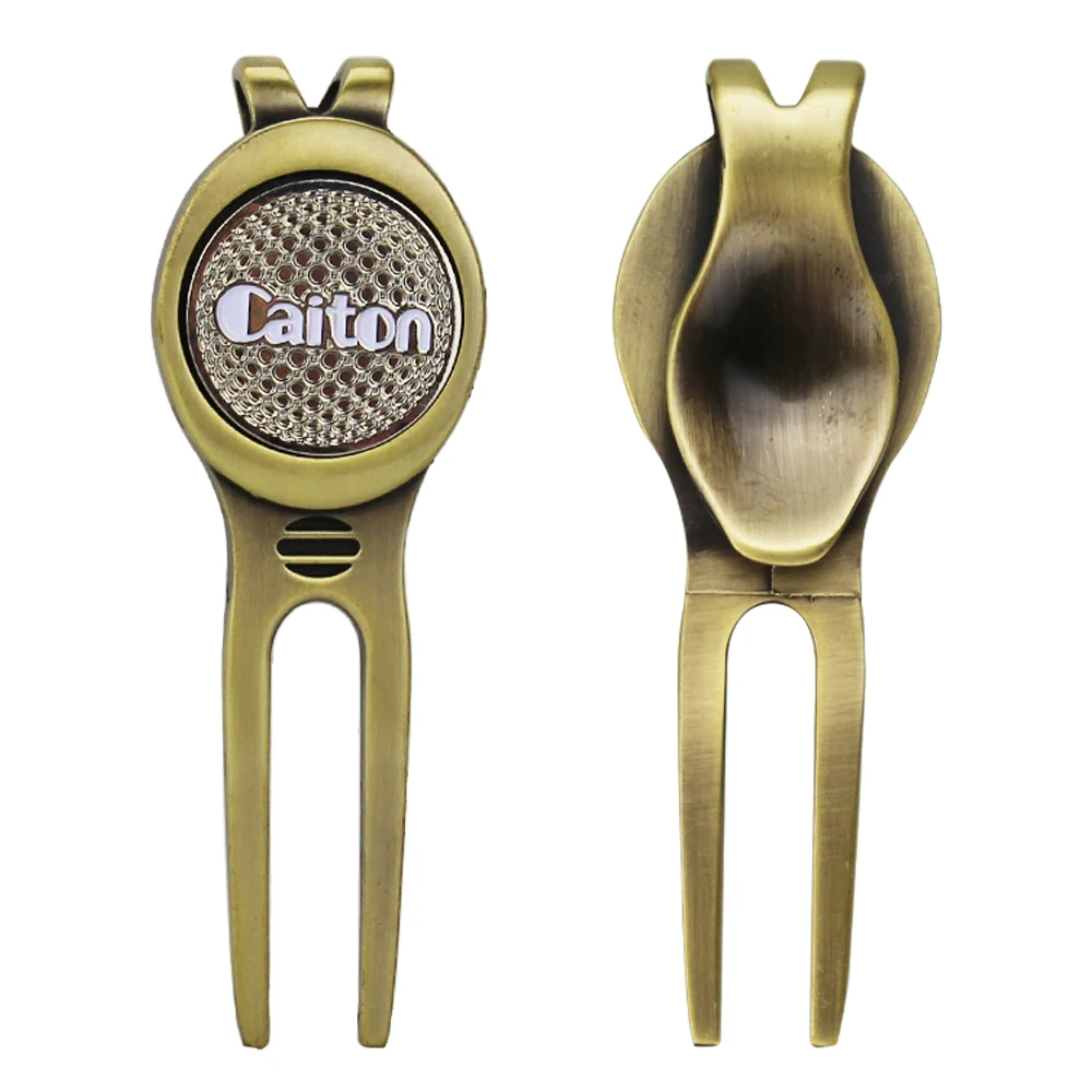 Магнитный инструмент для гольфа 3 шт. фиксирующий с отметка мяча зеленый