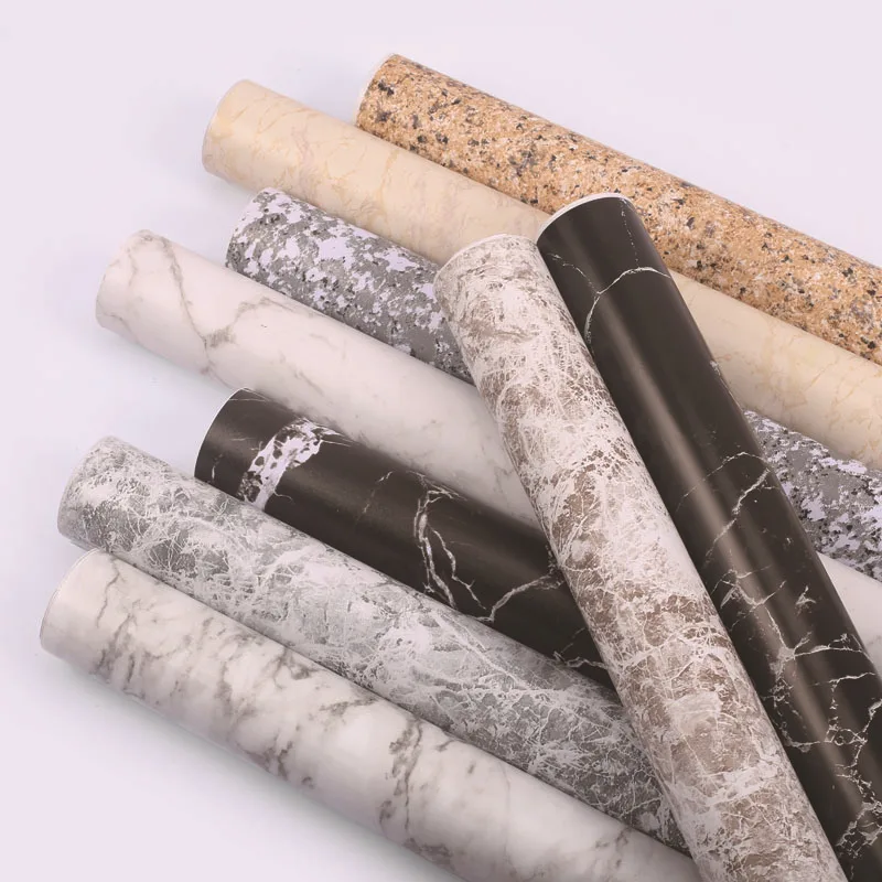 

Pvc Imitation Marble Papel De Pared Wallpapers Home Decor European Thick Dining Room Living Background Waterproof Wall Sticker