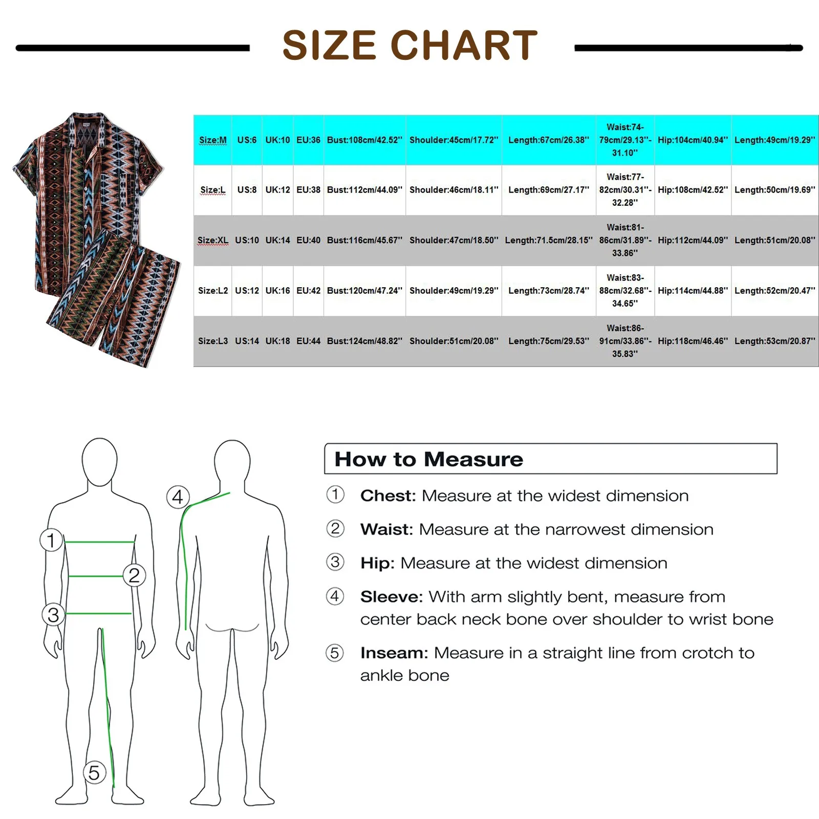 

Summer Set Fashion Trend Printing Sets Men Hawaii Shorts Shirt Clothing Casual V Collar Floral Shirt Beach Short Sleeve Suit