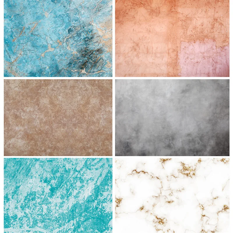 

SHENGYONGBAO Art Fabric Photography Backdrops Props Colorful Marble Pattern Texture Photo Studio Background 20916DLR-04