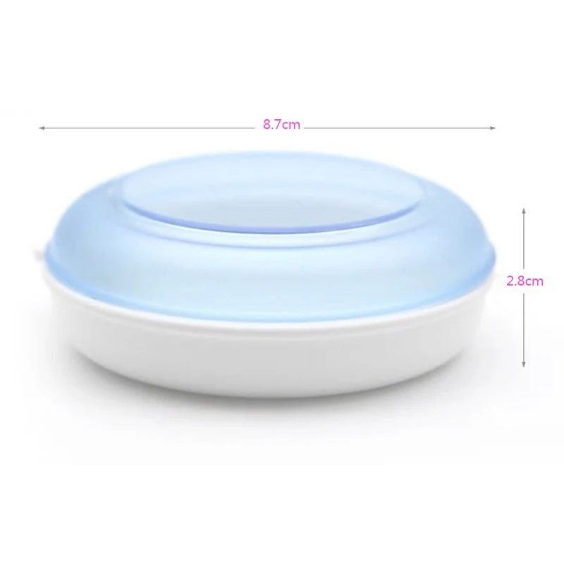 Портативная коробка для зубных протезов вращающийся контейнер чехол чистки