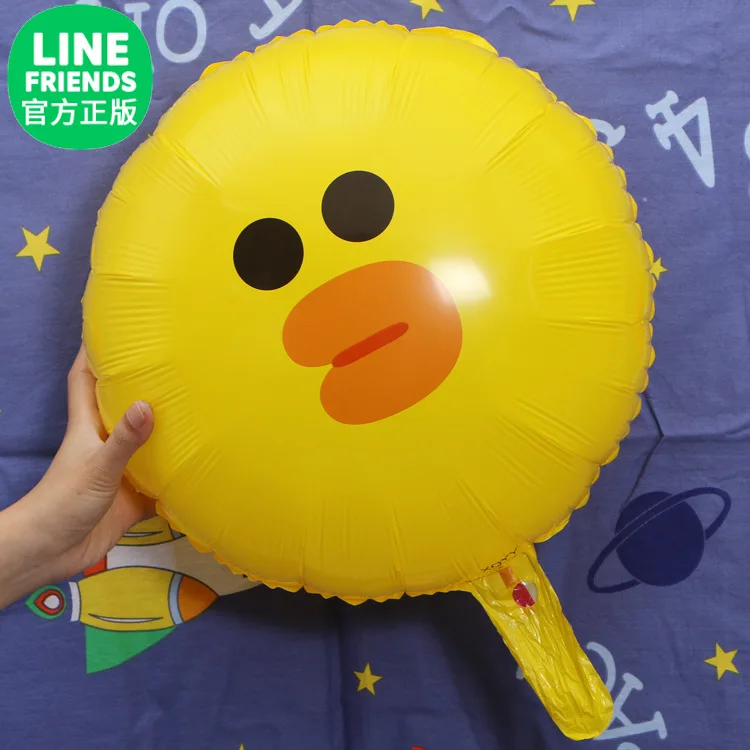 50 шт. милый коричневый медведь корейский оригинальный воздушный шар для