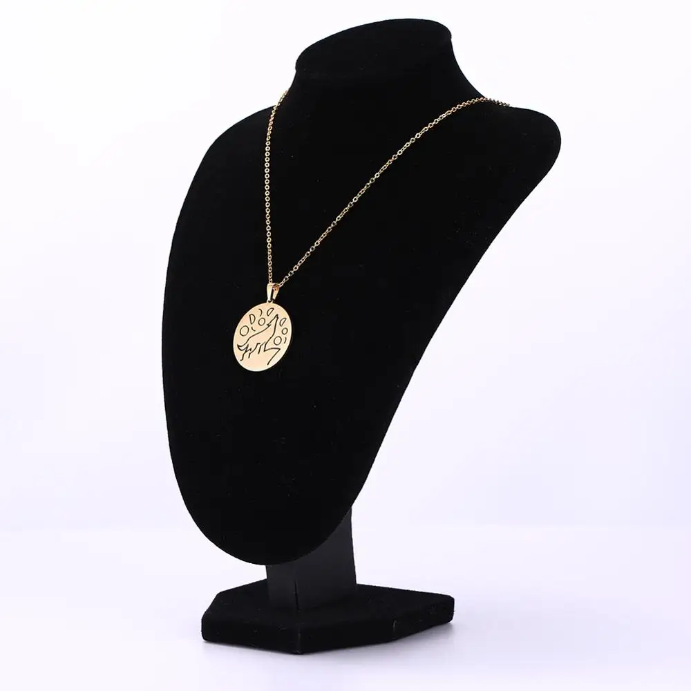 Цепочка с подвеской Skyrim из нержавеющей стали для мужчин и женщин ожерелье