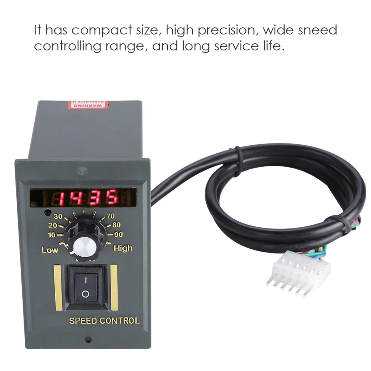 

1pc Digital Adjustable AC Motor Speed Controller 400W AC 220V Motor Speed Pinpoint Regulator Controller Forward 0-1450rpm 50HZ