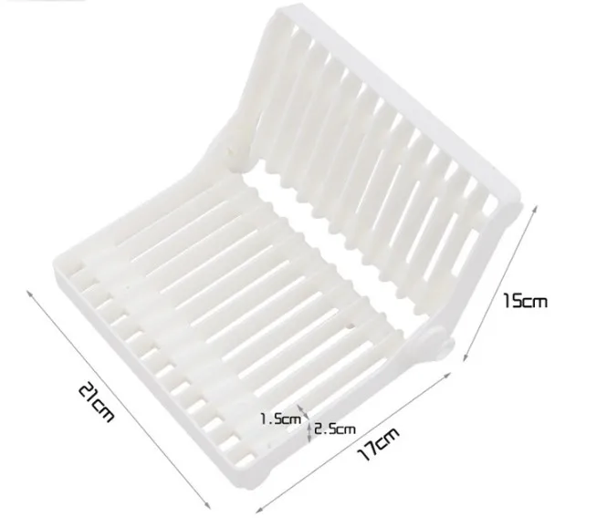 

Drainer Dish Rack Stand Holder Kitchen Bowl Plate Tray Tableware Storage Organizer Drying Rack Dish Folding Drip Shelf Holder