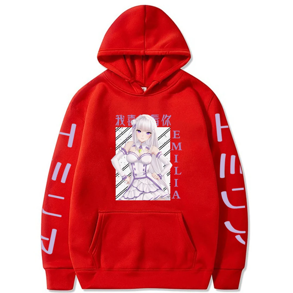 Толстовка мужская с рисунком аниме Re:Zero-start Life in other World |