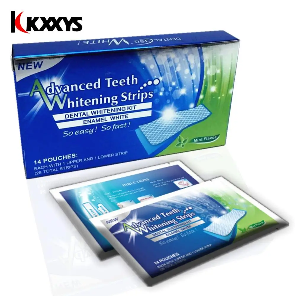 Полоски для отбеливания зубов Гелевые полоски гигиены полости рта 14/28