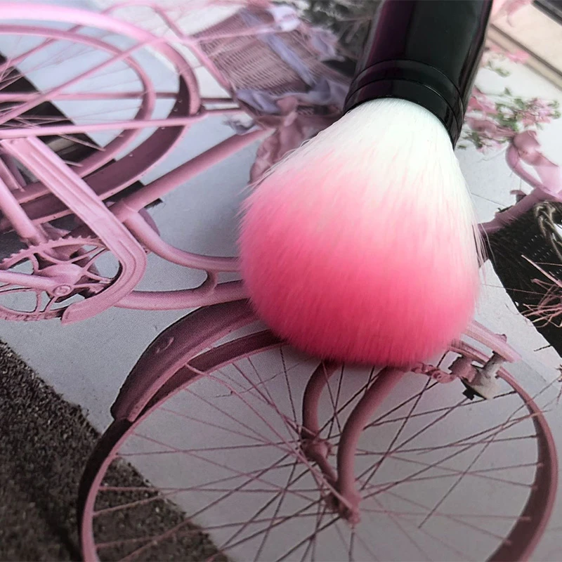 1 шт. профессиональная кисточка для румян нейлоновые кисти макияжа две головки