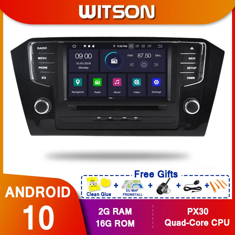 WITSON! Автомобильный DVD плеер Android 10 Octa core PX5 для Volkswagen PASSAT 2016 IPS экран 4 ГБ ОЗУ 64 Гб ПЗУ