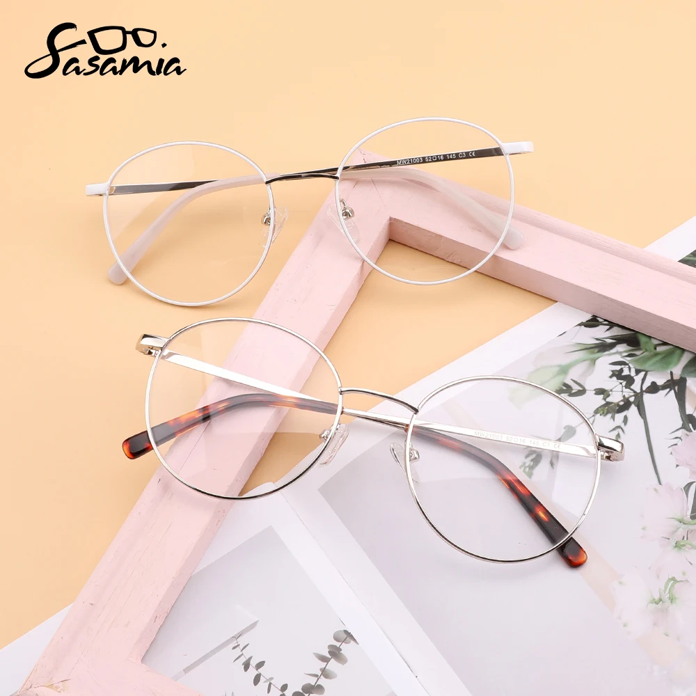 

Женские очки для глаз SASAMIA, прозрачные поддельные декоративные очки, женские прозрачные очки в оправе, женские очки, Нежные мужские очки