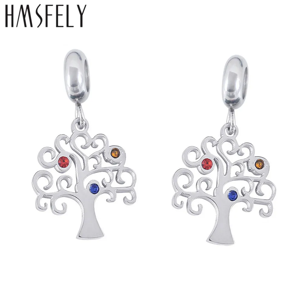 Кулон Древо жизни из нержавеющей стали 316L от HMSFELY фурнитура сделай сам для