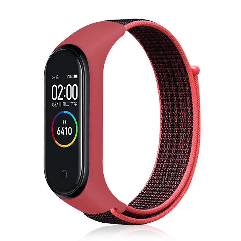 IONCT нейлоновый браслет для mi Группа 4 спортивного стиля с correa pulsera ремень для Xiaomi mi band 3 ремешок mi Группа 4 Global Smart аксессуары