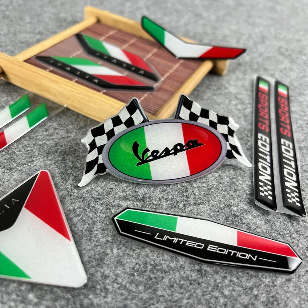 3D итальянский ограниченный выпуск наклейка чехол для автомобиля наклейки PIAGGIO