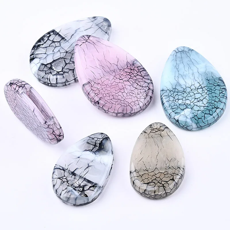 Акриловые аксессуары для ювелирных изделий в форме трещин Сделай Сам