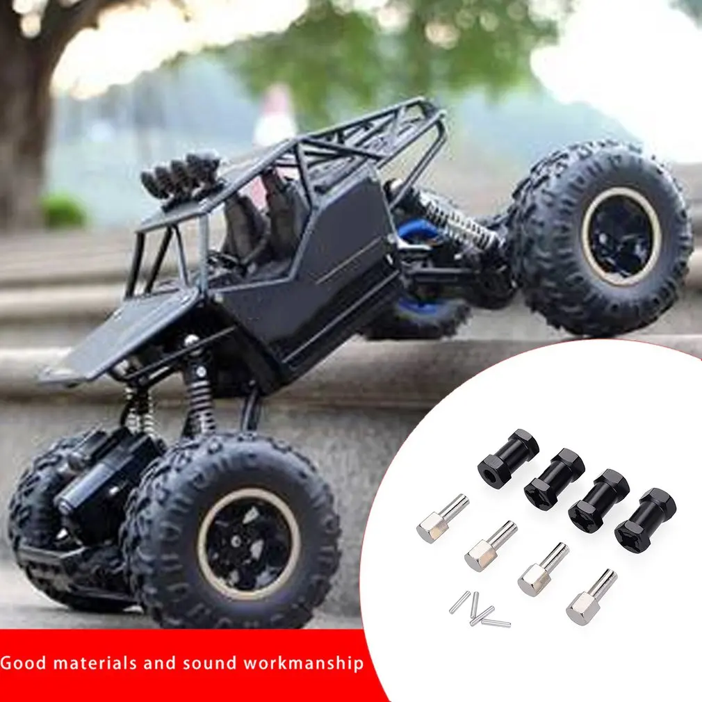 

4pcs 25mm 20mm Extension Connector 12mm Wheel Hub Hex Drive Adapter for 1/10 RC Car Climbing Crawler for SCX10 for Wraith