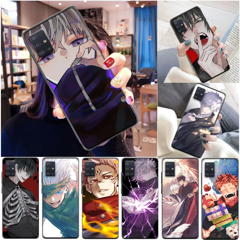 

Jujutsu Kaisen Sukuna Fushiguro Megumi Yuji Itadori Satoru Gojo Phone Case For Samsung Galaxy A51 4G 5G A71 Carcasa Cases Funda