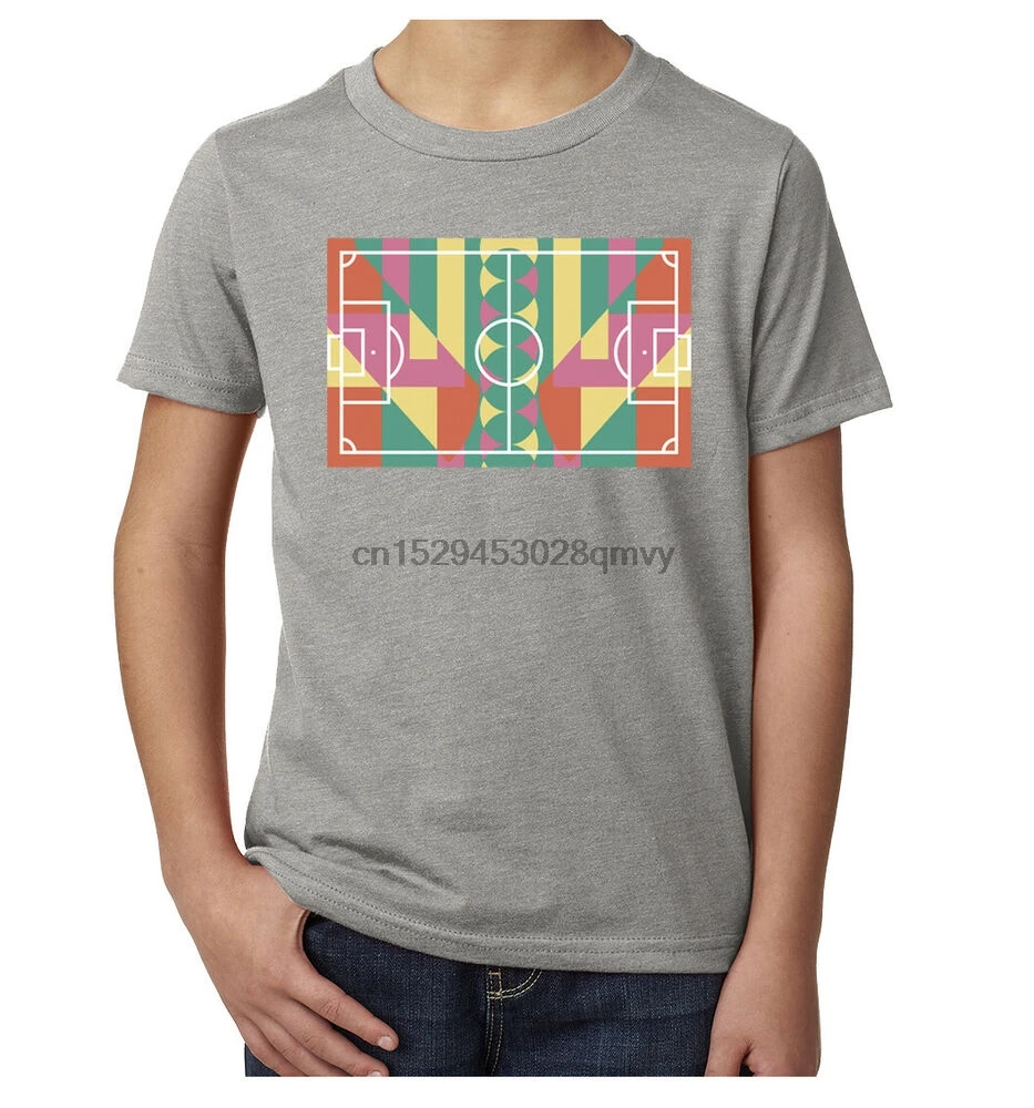 Футболка для футбольного поля Молодежные графические спортивные рубашки