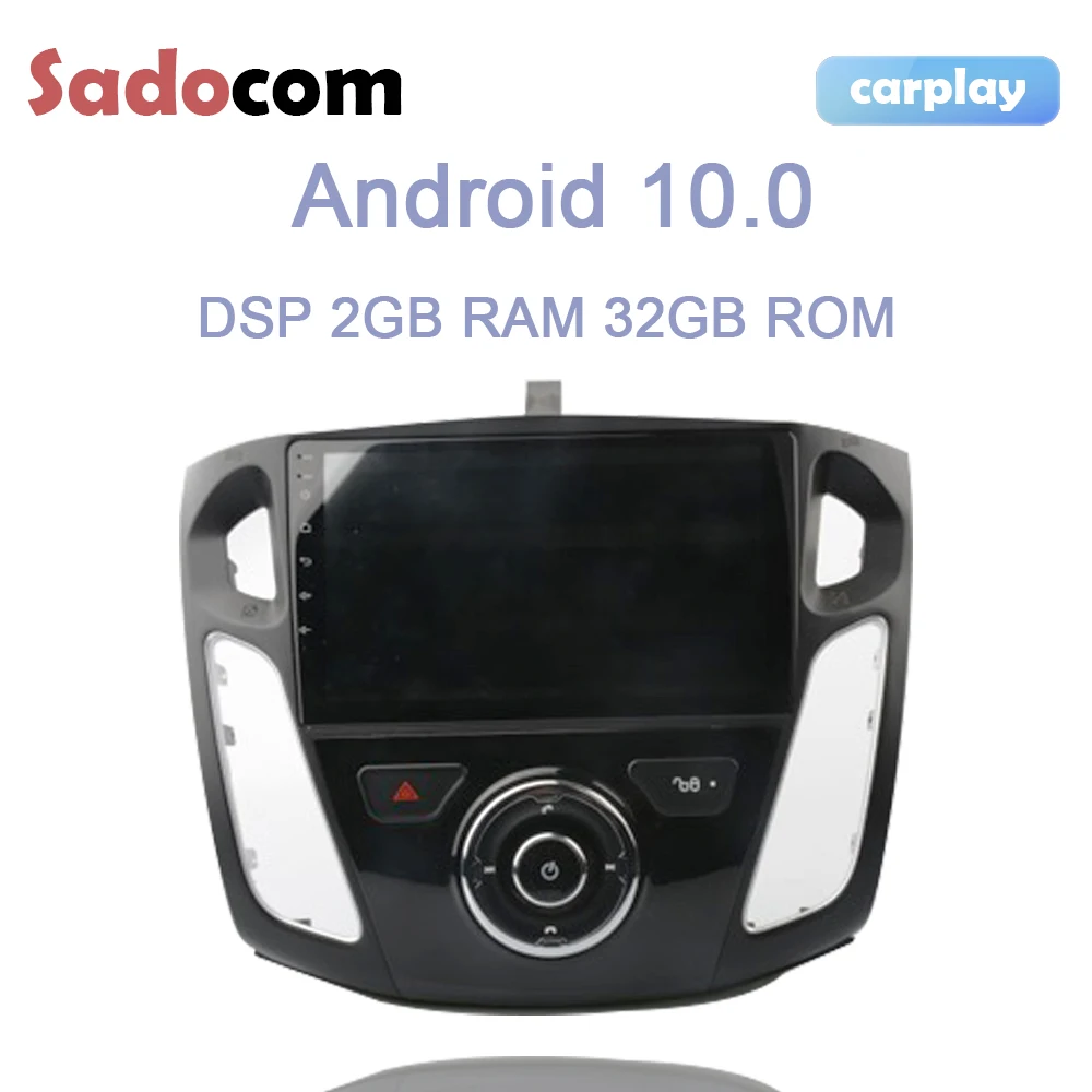 Android 10 0 2 Гб ОЗУ 32 4 ядра для Ford Focus 3 2011 2012 2013 2017 2018 автомобильный DVD плеер GPS карта