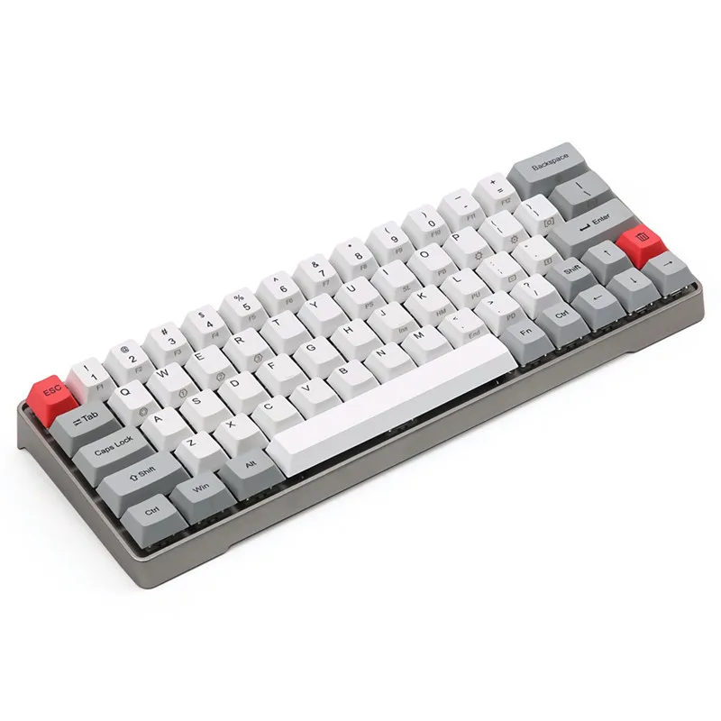 INSMA PBT Keycaps Gateron Switch GK64 чехол из алюминиевого сплава Горячая замена RGB игровая