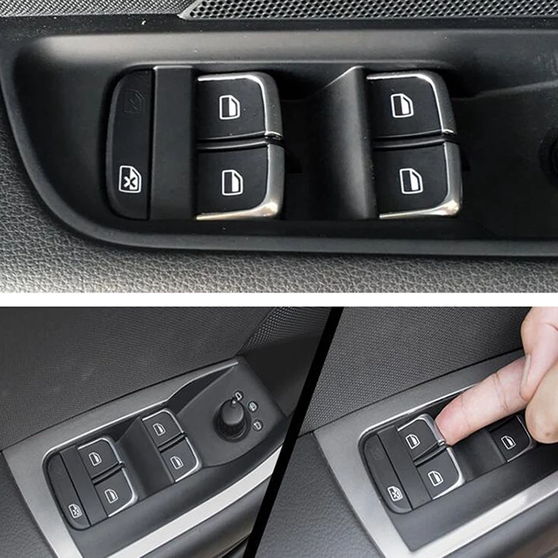 2 комплекта автомобильных аксессуаров: 1 набор кнопок для стеклоподъемника и