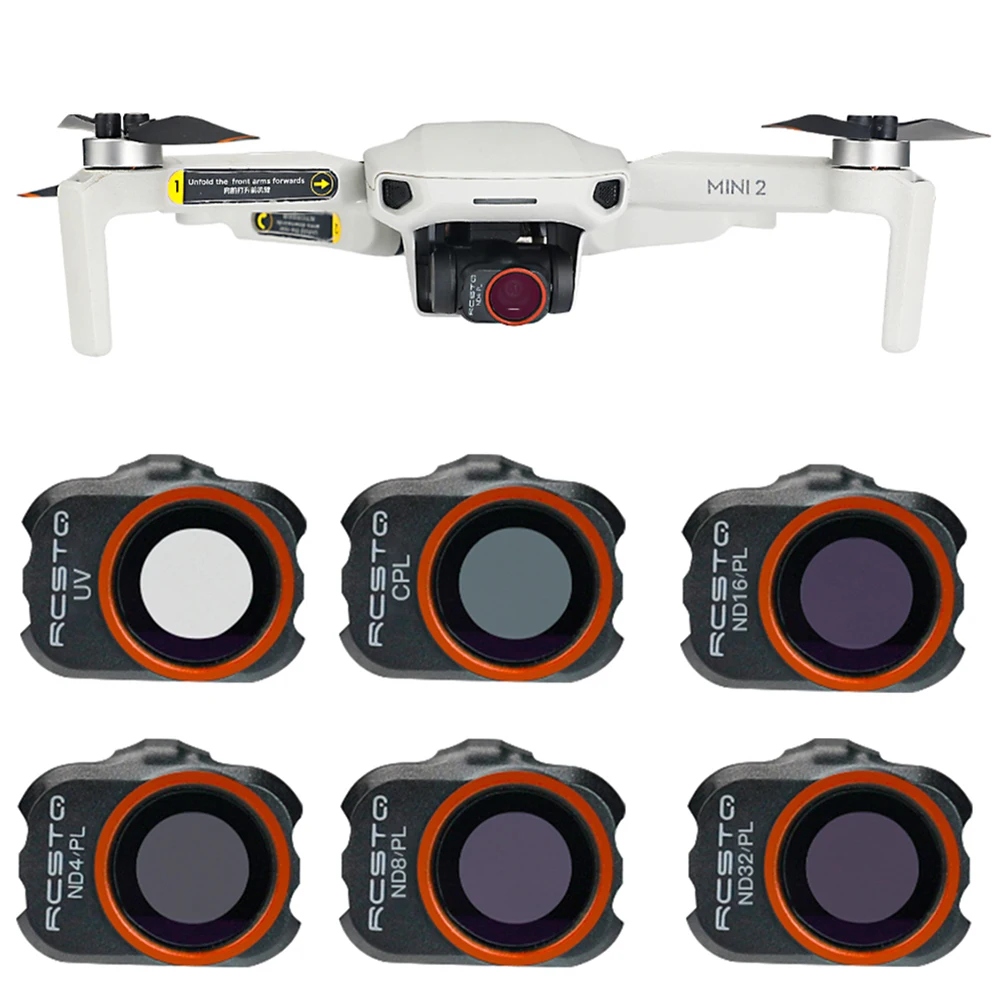 Фильтр для объектива камеры DJI Mini 2 Оптическое стекло Mavic MINI 1/2/SE фотообъектив UV ND CPL