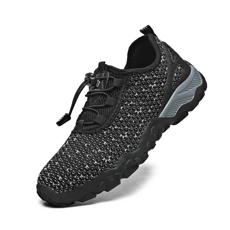 Быстросохнущие мужские туфли Нескользящие легкие сетчатые для занятий на